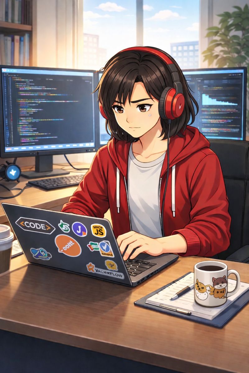 Illustration of a technical interview